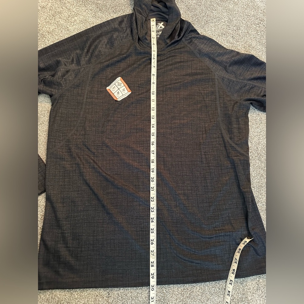 ZeroXposur Men’s Black Sun Protection Hoodie Size XL NWOT - Picture 8 of 9